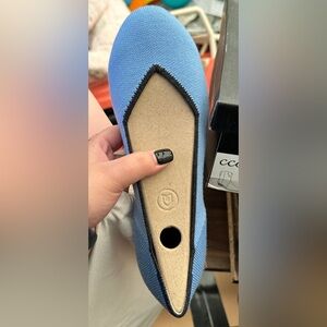NWT Ice Blue flats